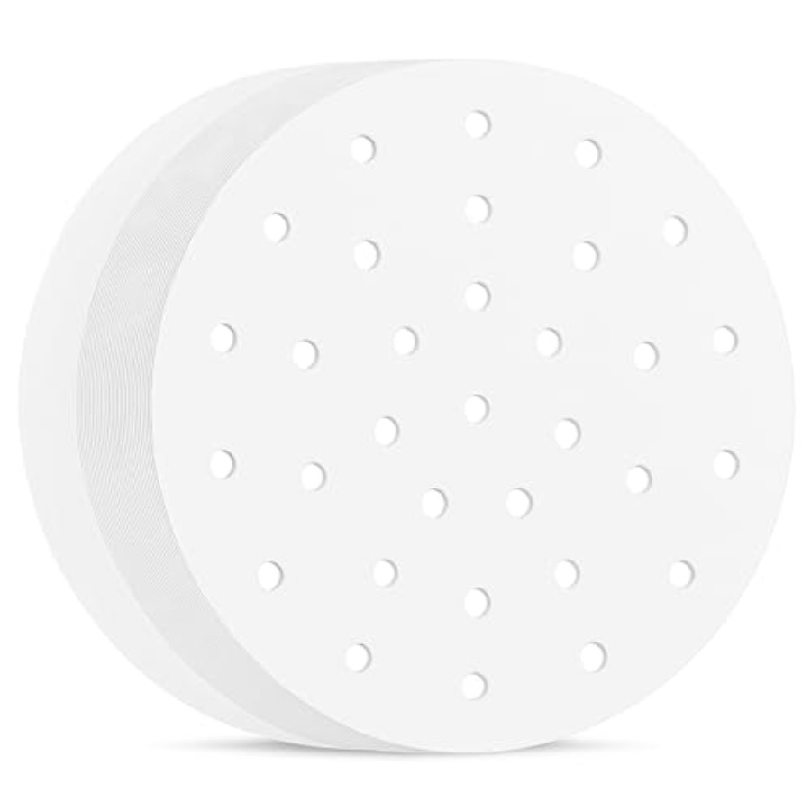 Steamer Bamboo Set - Ovenpapier voor Airfryer, set van 100,