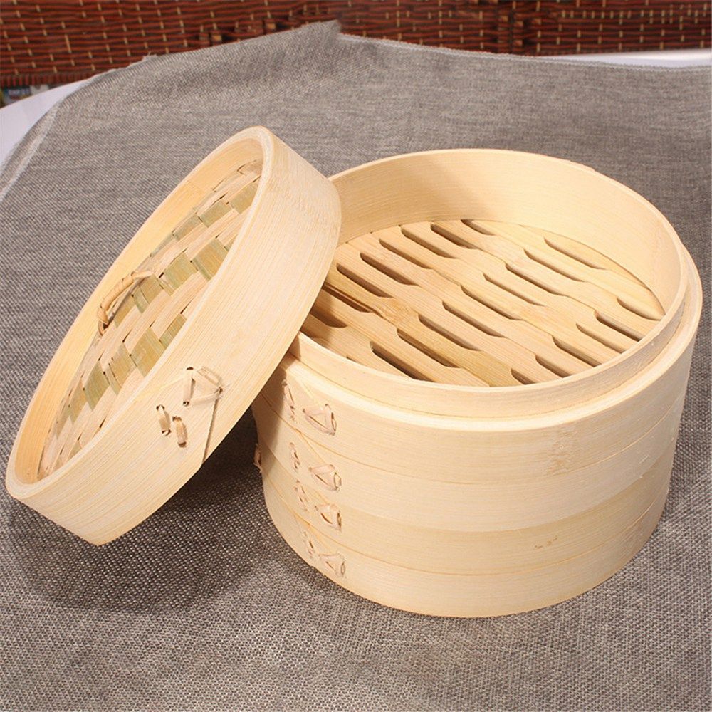 Chinese groenten bamboe keuken - Steamer Bamboo Set recensie en prijs