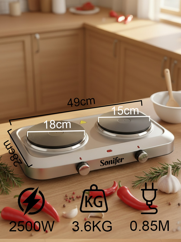 Dubbele brander elektrische ko - Hot Pot Portable Dual recensie en prijs
