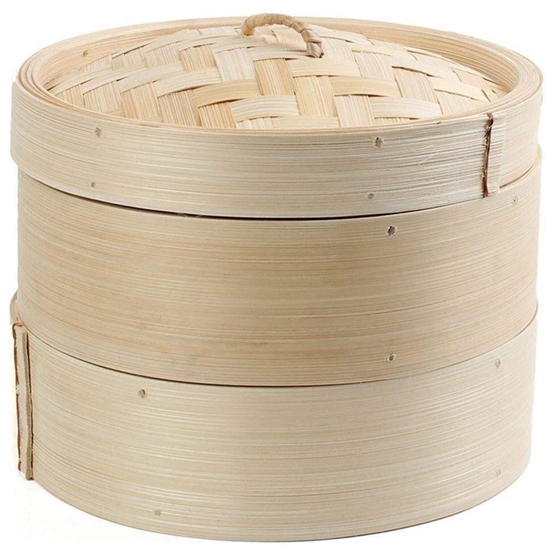 Bamboe stoomboot 2-laags 8 inc - Steamer Bamboo Set recensie en prijs