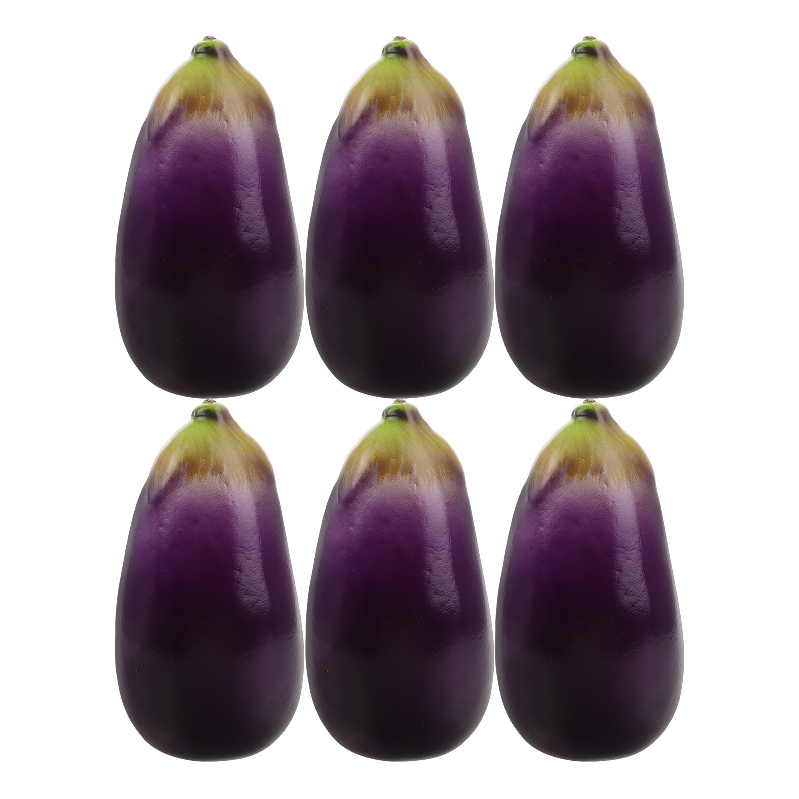 6 stuks levensechte nep-auberg - Home Cooking Classes recensie en prijs