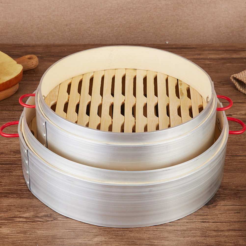 1Set Bamboe Stoommandje Set Du - Steamer Bamboo Set recensie en prijs