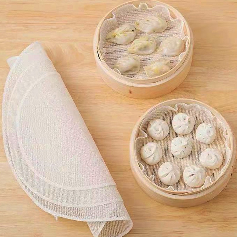 5 Stuks 28 Cm Puur Katoen Stoo - Steamer Bamboo Set recensie en prijs